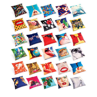 Seletti Toiletpaper Pillow Two of Spades - Buy now on ShopDecor - Discover the best products by TOILETPAPER HOME design