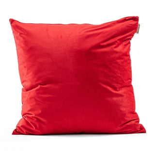 Seletti Toiletpaper maxi cushion for backrest 70x70 cm - 27.56x27.56 in Red - Buy now on ShopDecor - Discover the best products by TOILETPAPER HOME design