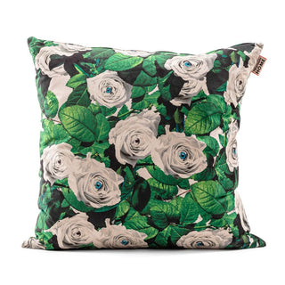 Seletti Toiletpaper maxi cushion for backrest 70x70 cm - 27.56x27.56 in Roses - Buy now on ShopDecor - Discover the best products by TOILETPAPER HOME design