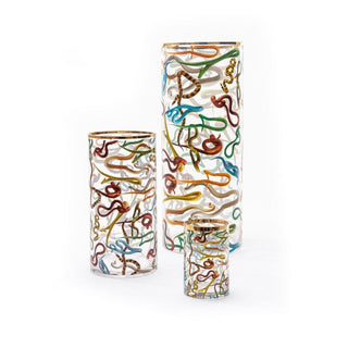 Seletti Toiletpaper Cylindrical Vases Snakes vase h. 14 cm. - Buy now on ShopDecor - Discover the best products by TOILETPAPER HOME design