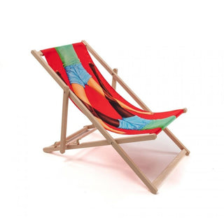 Seletti Toiletpaper Deck Chair Scissors - Buy now on ShopDecor - Discover the best products by TOILETPAPER HOME design