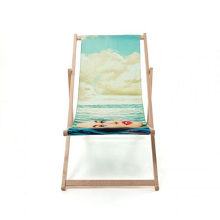 Seletti Toiletpaper Deck Chair Seagirl - Buy now on ShopDecor - Discover the best products by TOILETPAPER HOME design