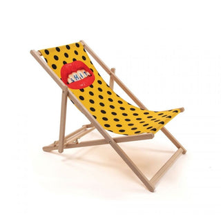 Seletti Toiletpaper Deck Chair Shit - Buy now on ShopDecor - Discover the best products by TOILETPAPER HOME design