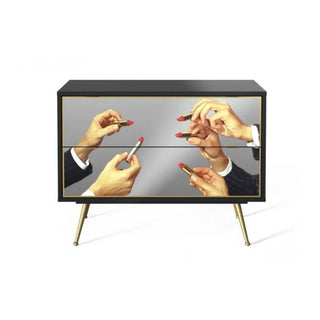 Seletti Toiletpaper furniture chest with drawers Lipsticks 2 drawers - Buy now on ShopDecor - Discover the best products by TOILETPAPER HOME design