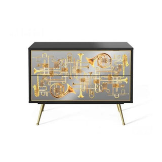 Seletti Toiletpaper furniture chest with drawers Trumpets 2 drawers - Buy now on ShopDecor - Discover the best products by TOILETPAPER HOME design