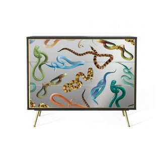 Seletti Toiletpaper Furnitur Snakes chest of 3 drawers - Buy now on ShopDecor - Discover the best products by TOILETPAPER HOME design