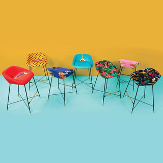 Seletti Toiletpaper High Stool Revolver - Buy now on ShopDecor - Discover the best products by TOILETPAPER HOME design