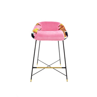 Seletti Toiletpaper high stool Lipsticks Pink - Buy now on ShopDecor - Discover the best products by TOILETPAPER HOME design