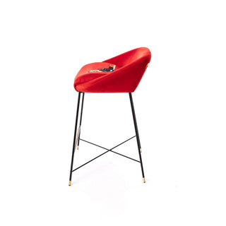 Seletti Toiletpaper High Stool Revolver - Buy now on ShopDecor - Discover the best products by TOILETPAPER HOME design