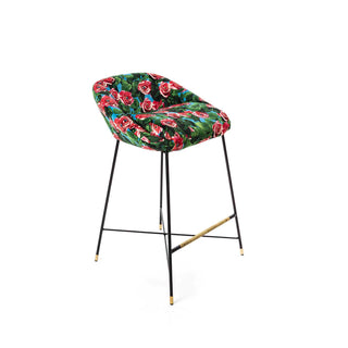 Seletti Toiletpaper High Stool Roses - Buy now on ShopDecor - Discover the best products by TOILETPAPER HOME design