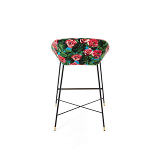 Seletti Toiletpaper High Stool Roses - Buy now on ShopDecor - Discover the best products by TOILETPAPER HOME design