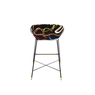 Seletti Toiletpaper High Stool Snakes - Buy now on ShopDecor - Discover the best products by TOILETPAPER HOME design