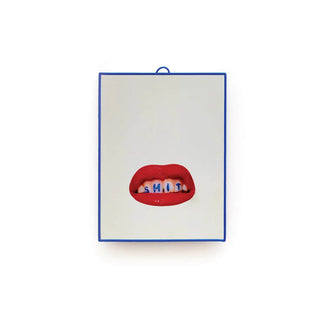 Seletti Toiletpaper mirror Shit Small - Buy now on ShopDecor - Discover the best products by TOILETPAPER HOME design