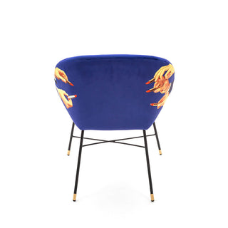 Seletti Toiletpaper Padded Chair Lipsticks - Buy now on ShopDecor - Discover the best products by TOILETPAPER HOME design