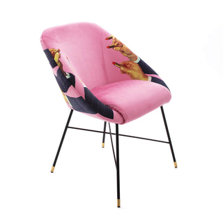 Seletti Toiletpaper Padded Chair Pink Lipsticks - Buy now on ShopDecor - Discover the best products by TOILETPAPER HOME design