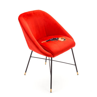 Seletti Toiletpaper Padded Chair Revolver - Buy now on ShopDecor - Discover the best products by TOILETPAPER HOME design