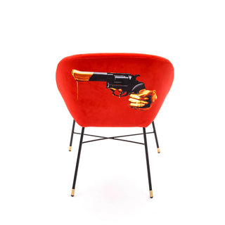 Seletti Toiletpaper Padded Chair Revolver - Buy now on ShopDecor - Discover the best products by TOILETPAPER HOME design