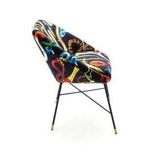 Seletti Toiletpaper Padded Chair Snakes - Buy now on ShopDecor - Discover the best products by TOILETPAPER HOME design