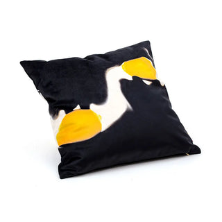 Seletti Toiletpaper cushion with plume padding 50x50 cm - 19.69x19.69 in - Buy now on ShopDecor - Discover the best products by TOILETPAPER HOME design