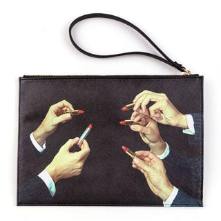 Seletti Toiletpaper pouch bag Lipsticks Black - Buy now on ShopDecor - Discover the best products by TOILETPAPER HOME design