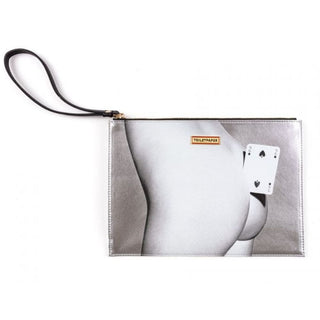 Seletti Toiletpaper Pouch Bag Two of Spades - Buy now on ShopDecor - Discover the best products by TOILETPAPER HOME design