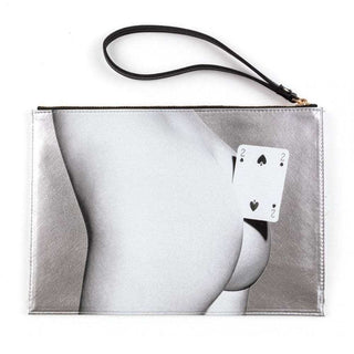 Seletti Toiletpaper Pouch Bag Two of Spades - Buy now on ShopDecor - Discover the best products by TOILETPAPER HOME design