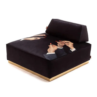 Seletti Toiletpaper modular pouf 103x103 cm - 40.56x40.56 in. - Buy now on ShopDecor - Discover the best products by TOILETPAPER HOME design
