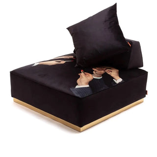 Seletti Toiletpaper modular pouf 103x103 cm - 40.56x40.56 in. - Buy now on ShopDecor - Discover the best products by TOILETPAPER HOME design