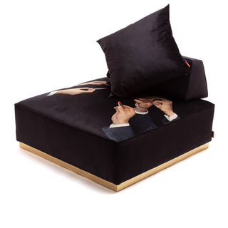 Seletti Toiletpaper modular pouf 103x103 cm - 40.56x40.56 in. - Buy now on ShopDecor - Discover the best products by TOILETPAPER HOME design