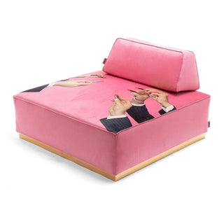 Seletti Toiletpaper modular pouf 103x103 cm - 40.56x40.56 in. - Buy now on ShopDecor - Discover the best products by TOILETPAPER HOME design