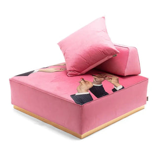 Seletti Toiletpaper maxi cushion for backrest 70x70 cm - 27.56x27.56 in - Buy now on ShopDecor - Discover the best products by TOILETPAPER HOME design