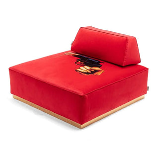 Seletti Toiletpaper modular pouf 103x103 cm - 40.56x40.56 in. - Buy now on ShopDecor - Discover the best products by TOILETPAPER HOME design