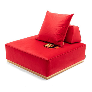 Seletti Toiletpaper maxi cushion for backrest 70x70 cm - 27.56x27.56 in - Buy now on ShopDecor - Discover the best products by TOILETPAPER HOME design