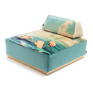 Seletti Toiletpaper modular pouf 103x103 cm - 40.56x40.56 in. - Buy now on ShopDecor - Discover the best products by TOILETPAPER HOME design