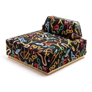 Seletti Toiletpaper Pouf Snakes 103x103 cm. - Buy now on ShopDecor - Discover the best products by TOILETPAPER HOME design