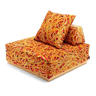 Seletti Toiletpaper modular pouf 103x103 cm - 40.56x40.56 in. - Buy now on ShopDecor - Discover the best products by TOILETPAPER HOME design