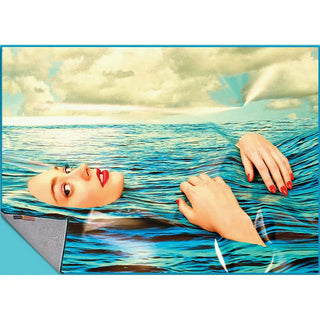 Seletti Toiletpaper rectangular rug Seagirl - Buy now on ShopDecor - Discover the best products by TOILETPAPER HOME design