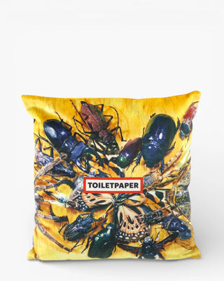 Seletti Toiletpaper cushion with plume padding 50x50 cm - 19.69x19.69 in Insects Toiletpaper - Buy now on ShopDecor - Discover the best products by TOILETPAPER HOME design