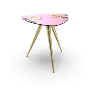 Seletti Toiletpaper Side Table Pink lipsticks - Buy now on ShopDecor - Discover the best products by TOILETPAPER HOME design