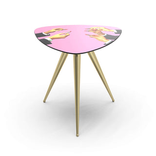 Seletti Toiletpaper Side Table Pink lipsticks - Buy now on ShopDecor - Discover the best products by TOILETPAPER HOME design