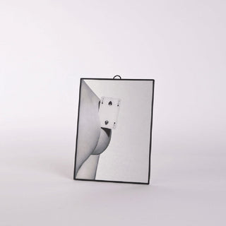 Seletti Toiletpaper Mirror Small Two of Spades - Buy now on ShopDecor - Discover the best products by TOILETPAPER HOME design