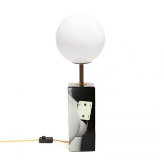 Seletti Toiletpaper Table Lamp Two of Spades - Buy now on ShopDecor - Discover the best products by TOILETPAPER HOME design