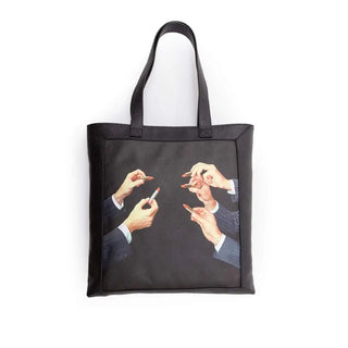 Seletti Toiletpaper Travel Kit tote bag Lipsticks Black - Buy now on ShopDecor - Discover the best products by TOILETPAPER HOME design