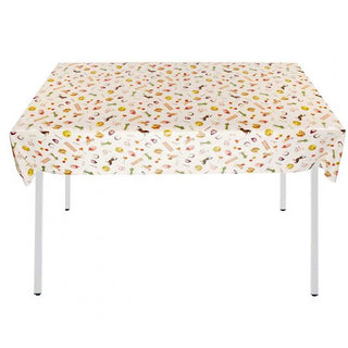 Seletti Toiletpaper tablecloth beige with mix of decors - Buy now on ShopDecor - Discover the best products by TOILETPAPER HOME design