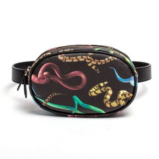 Seletti Toiletpaper waist bag Snakes Black - Buy now on ShopDecor - Discover the best products by TOILETPAPER HOME design