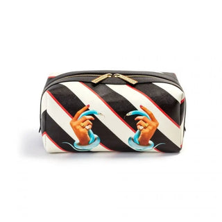 Seletti Toiletpaper wash bag Hands with snakes - Buy now on ShopDecor - Discover the best products by TOILETPAPER HOME design