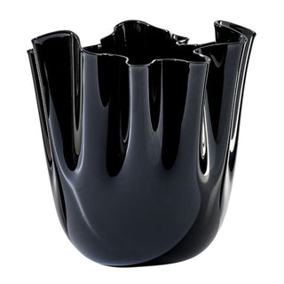 Venini Fazzoletto 700.00 vase h. 31 cm. Venini Fazzoletto Black - Buy now on ShopDecor - Discover the best products by VENINI design