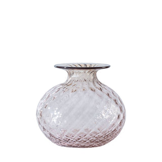 Venini Monofiori Balloton 100.36 vase h. 12.5 cm. Venini Monofiore Balloton Cipria Pink Thread Ox Blood Red - Buy now on ShopDecor - Discover the best products by VENINI design