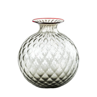 Venini Monofiori Balloton 100.18 vase h. 20.5 cm. Venini Monofiore Balloton Grey Thread Red - Buy now on ShopDecor - Discover the best products by VENINI design