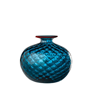 Venini Monofiori Balloton 100.36 vase h. 12.5 cm. Venini Monofiore Balloton Horizon Thread Red - Buy now on ShopDecor - Discover the best products by VENINI design